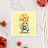 Bij Happy Cute Bij Feest Papieren Servetten (Insitu)