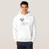Bij happy :) hoodie (Voorkant volledig)