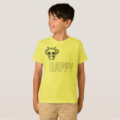 Bij happy :) t-shirt (Voorkant volledig)