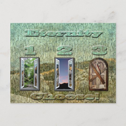 Bij Hell's Gates Briefkaart (Voorkant)