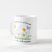 Bij het aanraken van gras is niet genoeg Mok (Voorkant links)