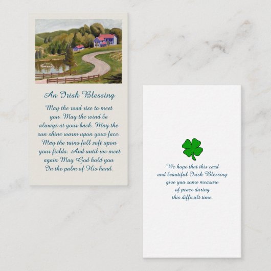 Bij het Afbeelding van het Geheugen Kaart Visitekaartje (Voorkant / Achterkant)