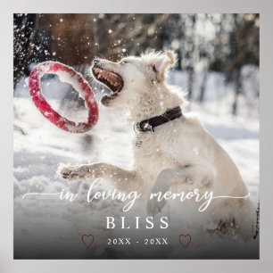 Bij het afwaarderen van geheugenkalligrafie foto-m poster