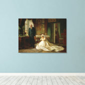 Bij het Altar, 1870 Canvas Afdruk (Insitu (Houten vloer))