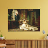 Bij het Altar, 1870 Canvas Afdruk (Insitu (Woonkamer))