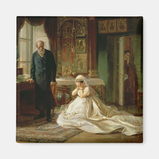 Bij het Altar, 1870 Magneet (Voorkant)