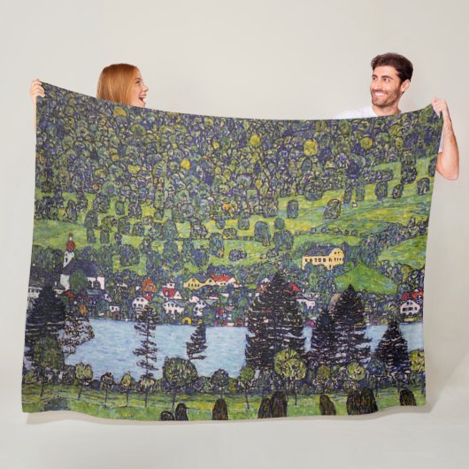 Bij het Attermeer, Gustav Klimt Fleece Deken (In situ)