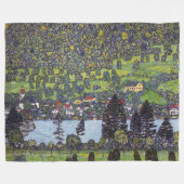 Bij het Attermeer, Gustav Klimt Fleece Deken (Voorkant (Horizontaal))