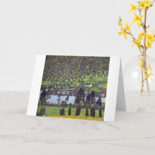 Bij het Attermeer, Gustav Klimt Kaart (Gele Bloem)