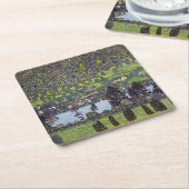 Bij het Attermeer, Gustav Klimt Kartonnen Onderzetters (Schuin)