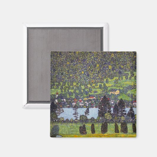 Bij het Attermeer, Gustav Klimt Magneet (Voorkant / Achterkant)