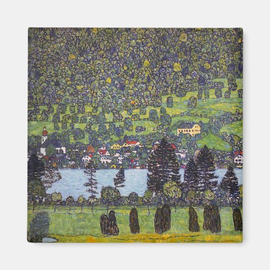 Bij het Attermeer, Gustav Klimt Magneet (Voorkant)
