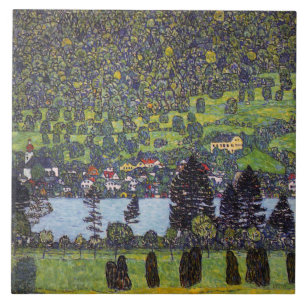 Bij het Attermeer, Gustav Klimt Tegeltje