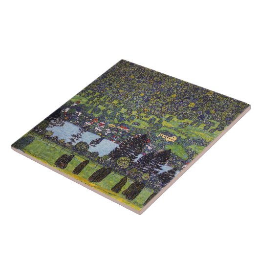 Bij het Attermeer, Gustav Klimt Tegeltje (Zijkant)