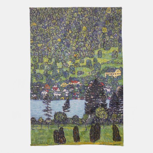 Bij het Attermeer, Gustav Klimt Theedoek (Verticaal)