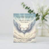 Bij het bewaren van de geheugenfotokaart briefkaart (Staand voorkant)