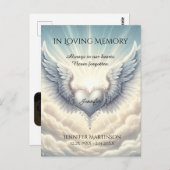 Bij het bewaren van de geheugenfotokaart briefkaart (Voorkant / Achterkant)