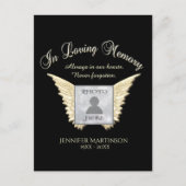 Bij het bewaren van de geheugenfotokaart briefkaart (Voorkant)