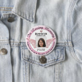 Bij het bewaren van geheugenfotoherinnering ronde button 7,6 cm (In situ)