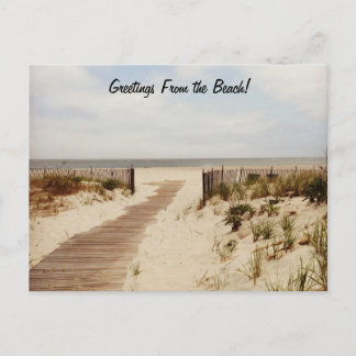 Bij het Briefkaart van de Beach