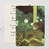 Bij het Cafe concert van Degas Degas, Karaoke Part Kaart (Voorkant / Achterkant)