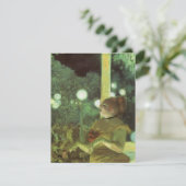 Bij het Cafe concert van Edgar Degas, Karaoke Part Kaart (Staand voorkant)