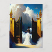 Bij het Christelijke Briefkaart van de Gate Black  (Voorkant)