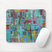 Bij het Cross Mousepad Muismat (Met muis)