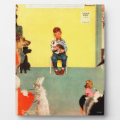 Bij het eten door Norman Rockwell Fotoplaat (Voorkant)