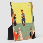 Bij het eten door Norman Rockwell Fotoplaat (Zijkant)