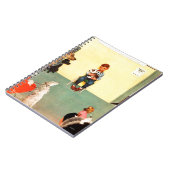 Bij het eten door Norman Rockwell Notitieboek (Linkerzijde)