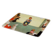 Bij het eten door Norman Rockwell Snijplank (Hoek)