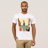 Bij het eten door Norman Rockwell T-shirt (Voorkant volledig)