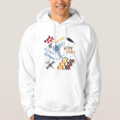 Bij het haarsalon hoodie (Voorkant)