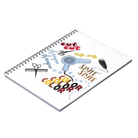 Bij het haarsalon notitieboek (Linkerzijde)