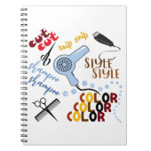 Bij het haarsalon notitieboek (Voorkant)