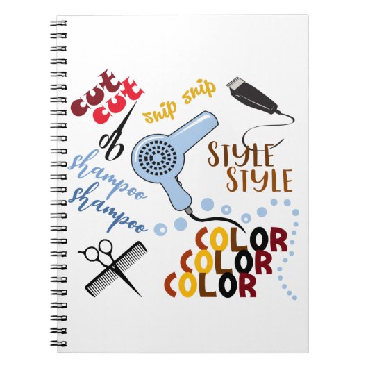 Bij het haarsalon notitieboek (Voorkant)