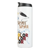 Bij het haarsalon thermosbeker (Geroteerd rechts)