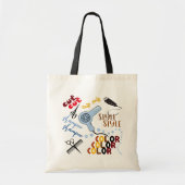 Bij het haarsalon tote bag (Voorkant)