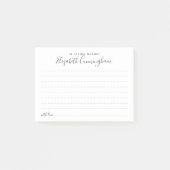 Bij het houden van het Schoftenlijke Aandeel van h Post-it® Notes (Voorkant)