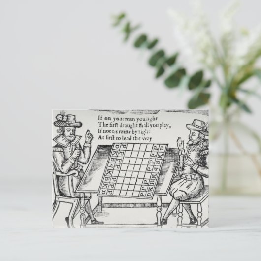 Bij het kaasbestuur briefkaart (Staand voorkant)