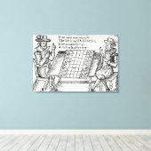 Bij het kaasbestuur canvas afdruk (Insitu (Houten vloer))