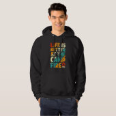 Bij het kampvuur   Camping Vitange Hoodie (Voorkant volledig)