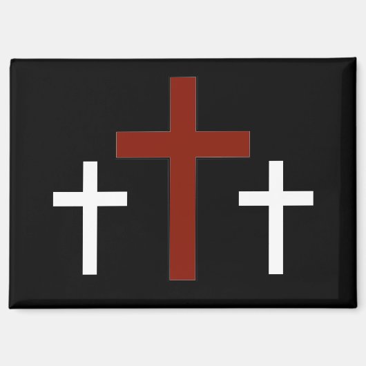 Bij het kruis magneet (Voorkant)