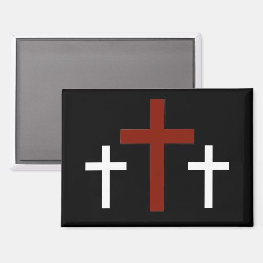 Bij het kruis magneet (Voorkant / Achterkant)