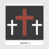 Bij het kruis sticker (Vel)