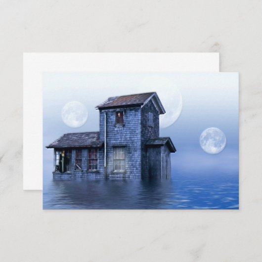 Bij het Lake House Bedankkaart (Voorkant / Achterkant)