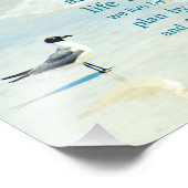 Bij het Leven van de Beach is verschillend Citaat Foto Afdruk (Hoek)