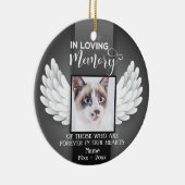 Bij het liefhebben van de Aangepaste Foto van het Keramisch Ornament (Rechts)