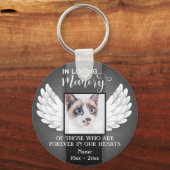 Bij het liefhebben van de Aangepaste Foto van het  Sleutelhanger (Voorkant)